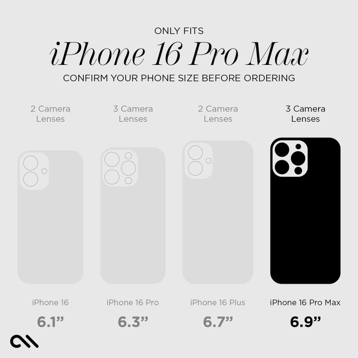 CaseMate BLOX iPhone 16 Pro Max Case Compatible with MagSafe Stylish and Unique Phone Case with 12ft Drop Protection Pre
