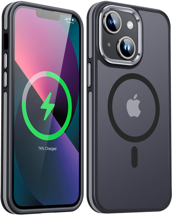 JAME for iPhone 16 Case Compatible with Magsafe MilitaryGrade Protection with Camera Stand Guard Shockproof Slim Fit Pho