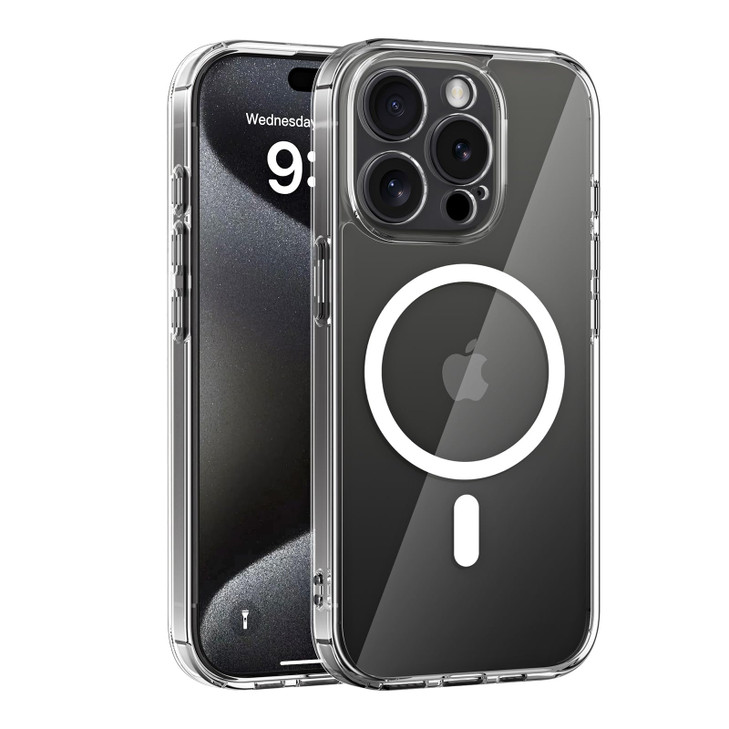 COOLQO Magnetic for iPhone 16 Plus Case Compatible with MagSafe 15 FT Military Grade Drop Protection ScratchResistant Ba