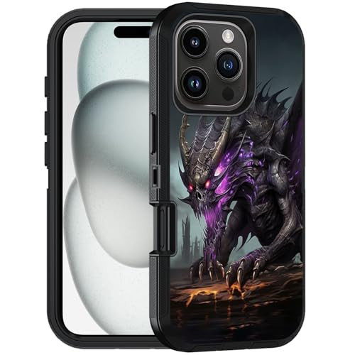 FQTBCEARI Designed for iPhone 16 Case Military Grade Heavy Duty 3Layer Shockproof Drop FullBody Protective Phone Cover f