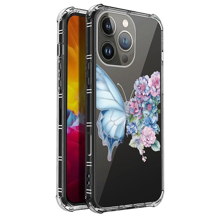 Yuning419 Compatible with iPhone 16 Pro Max CaseSoft TPU Transparent Shockproof Protective Cover Clear Case for iPhone 1