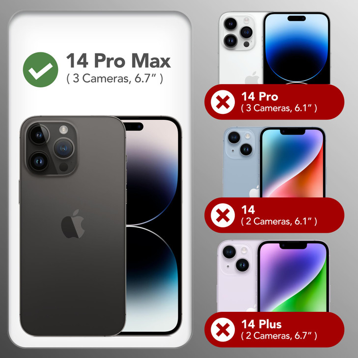 GONEZ for iPhone 14 Pro Max Case Silicone Compatible with MagSafe with Screen Protector Camera Lens Protector Liquid Sil