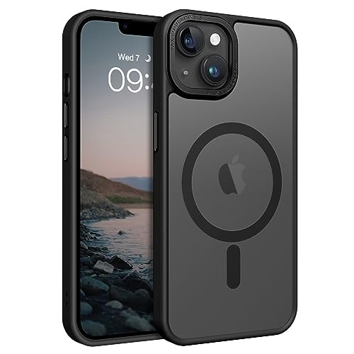 BENTOBEN Magnetic for iPhone 14 Plus Case Compatible with MagSafe Translucent Matte Frosted Slim Lightweight Shockproof