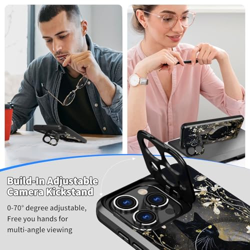 for iPhone 16 Pro Max Case with Screen ProtectorCompatible for Magsafefor iPhone 16 Pro Max Magnetic Case with Full Came