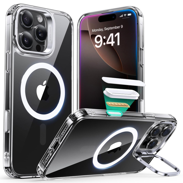 ESR for iPhone 16 Pro Case Camera Control Button Compatible with MagSafe MilitaryGrade Protective Case Builtin Stash Sta