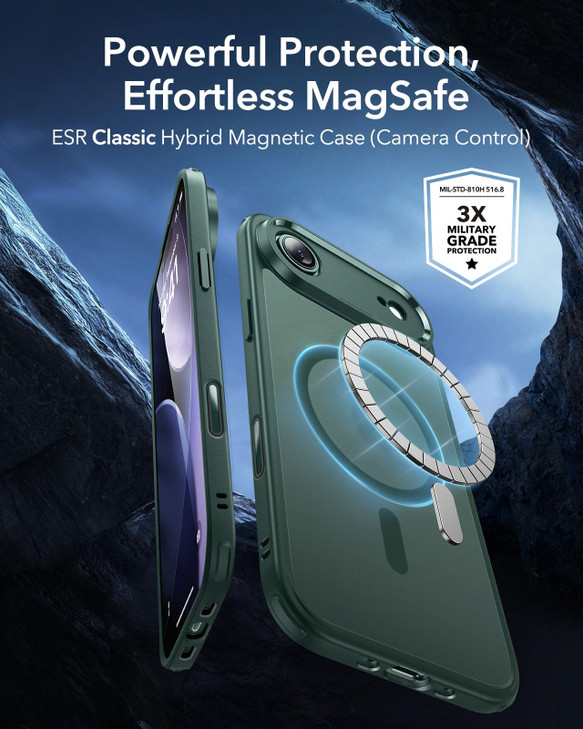 ESR for iPhone Air Case Camera Control Compatible with MagSafe Shockproof MilitaryGrade Protection Magnetic Phone Case f