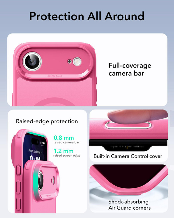 ESR for iPhone Air Case Camera Control Compatible with MagSafe Shockproof MilitaryGrade Protection Magnetic Phone Case f