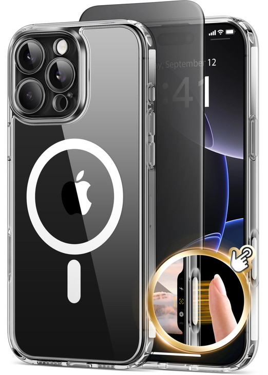 GolbinBox Magnetic for iPhone 16 Pro Case with Camera Control ButtonCompatible with MagSafeFull Camera Protection2 Priva