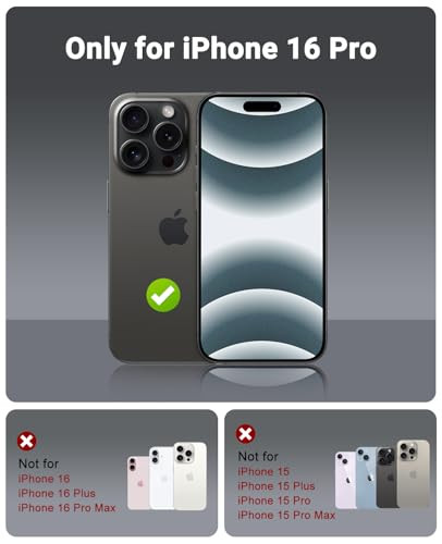 OTOFLY Compatible with iPhone 16 Pro Case Compatible with MagSafe Shockproof Magnetic Silicone Case for iPhone 16 ProMil