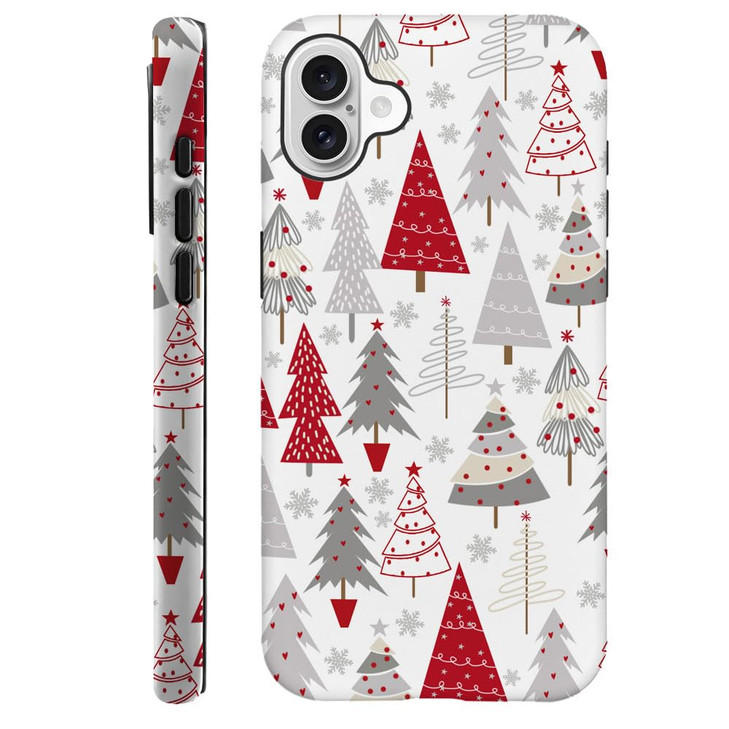 DAIZAG Case Compatible with for iPhone 16Christmas Tree Snowflake Phone Case for iPhone 16 for Girl Women Boy Men