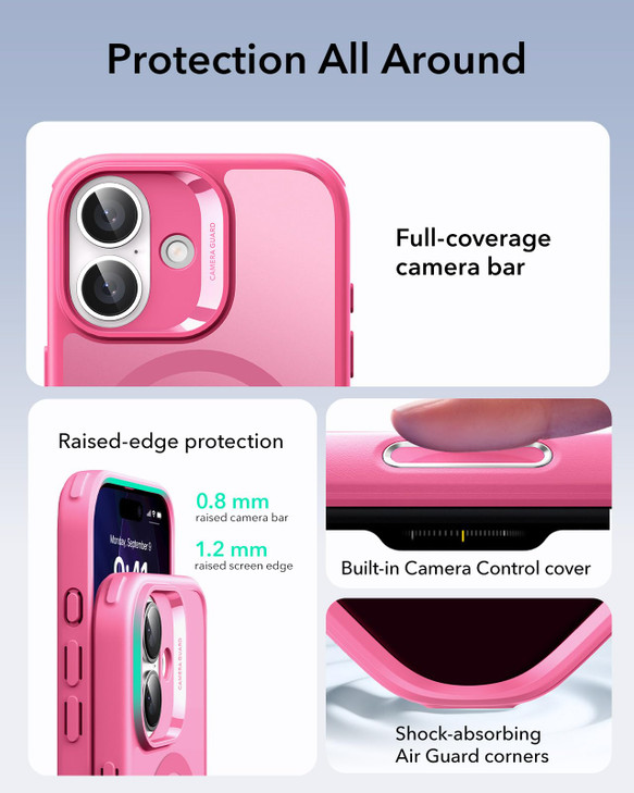 ESR for iPhone 17 Case Camera Control Compatible with MagSafe Shockproof MilitaryGrade Protection Magnetic Phone Case fo