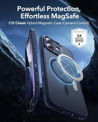 ESR for iPhone 17 Case Camera Control Compatible with MagSafe Shockproof MilitaryGrade Protection Magnetic Phone Case fo