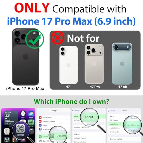 SPORTLINK for iPhone 17 Pro Max Case IP68 Waterproof Military Protective Full Body Heavy Duty Shockproof 360 Sealed Dust