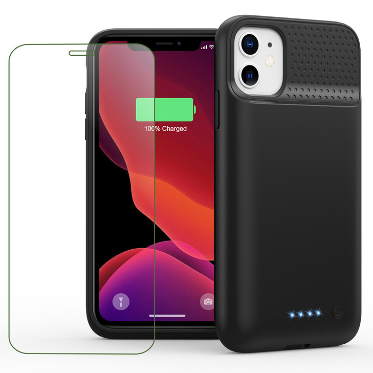 Feob Battery Case for iPhone 11XR2025 Upgraded 7500mAh UltraSlim Portable Extended Charger Case Cover for iPhone 11XR Ch