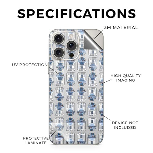Glossy Glitter Phone Skin Compatible with Apple iPhone 16 Pro Max Galaxy Bots Premium 3M Vinyl Protective Wrap Decal Cov