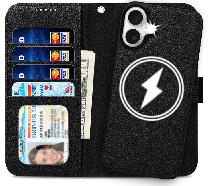 MEFON for iPhone 16 Plus Case Wallet Premium Detachable Leather Flip Folio Wallet Case with 4 Card Holder RFID Blocking