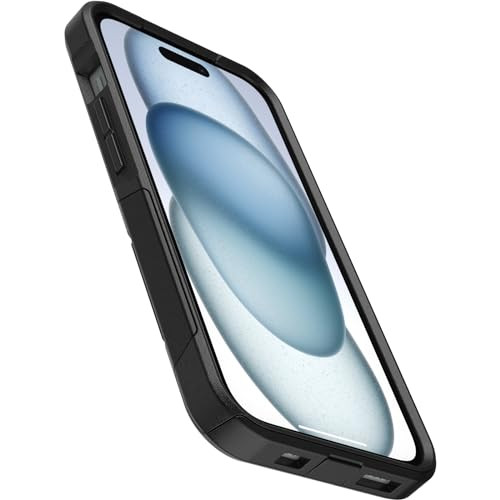 OtterBox iPhone 16e 15 14 13 Commuter Series Case Black Slim Tough PocketFriendly with Port Protection