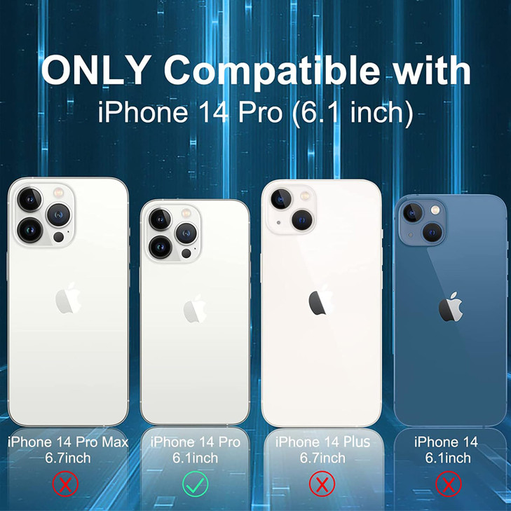 Battery Case for iPhone 14 Pro 10000mAh Portable Protective Charging Case with Wireless Charging Compatible with iPhone