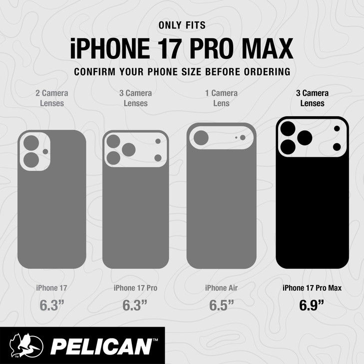 Pelican Protector iPhone 17 Pro Max Case Compatible with MagSafe Rugged Magnetic Phone Case with 16ft MilitaryGrade Drop