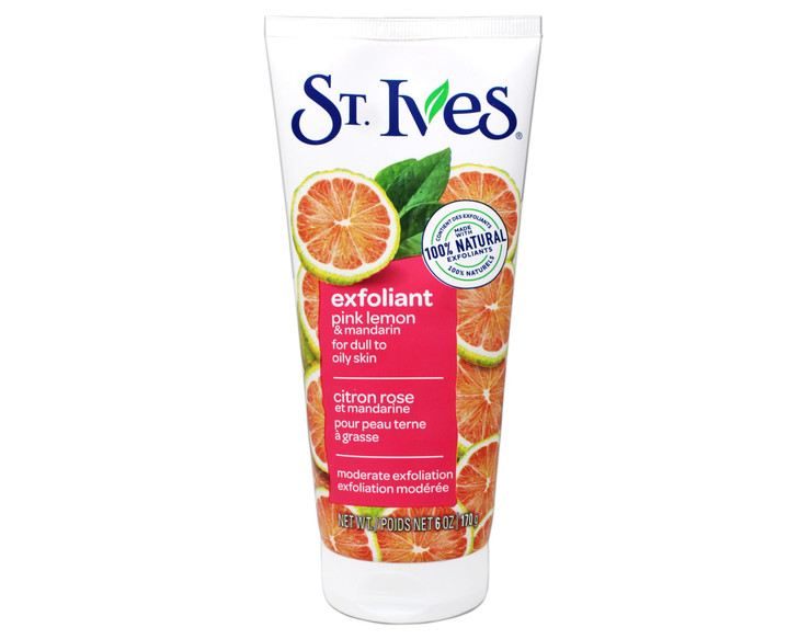 St. Ives Radiant Skin Face Scrub, Pink Lemon and Mandarin Orange, 6 oz online at globaldelivered