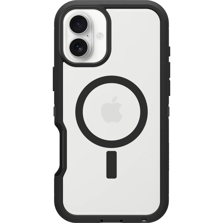 OtterBox iPhone 16 Plus Defender Series XT Clear Case Dark Side Single unit ships in polybag
