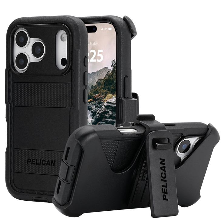 Pelican Voyager iPhone 17 Pro Case Compatible with MagSafe Rugged Phone Case w 24ft MilitaryGrade Drop Protection Heavy
