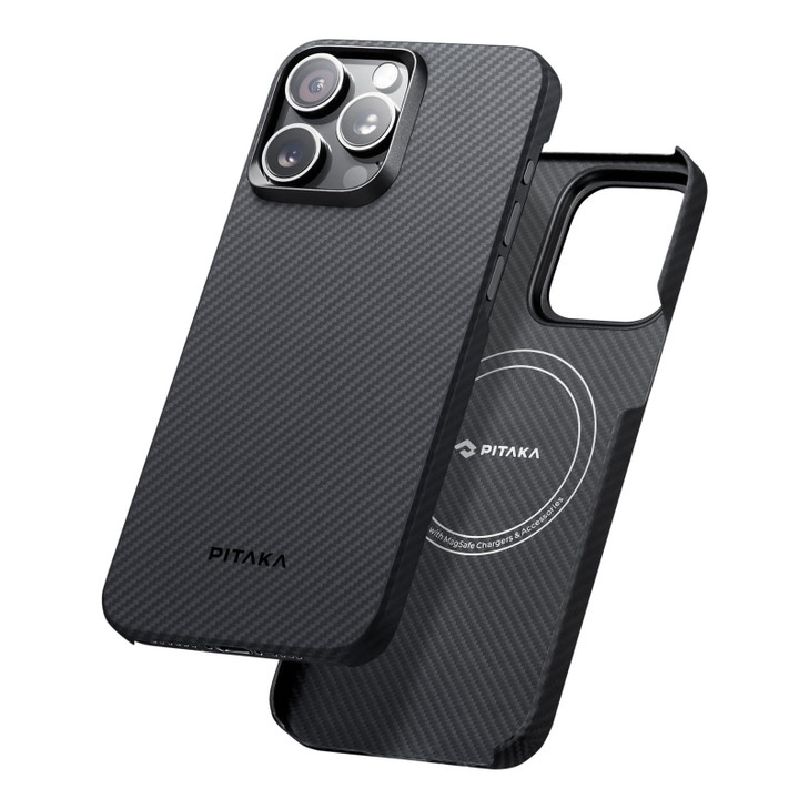 pitaka Case for iPhone 15 Pro Compatible with MagSafe Slim Light iPhone 15 Pro Case 61inch with a CaseLess Touch Feeling