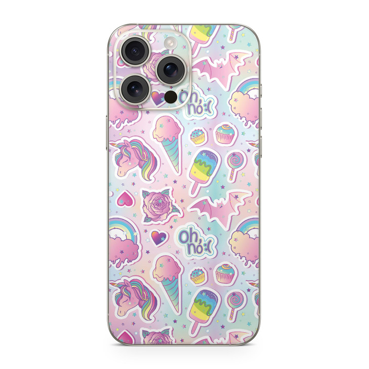 Phone Skin Compatible with Apple iPhone 16 Pro Max Unicorn Popsicle Premium 3M Vinyl Protective Wrap Decal Cover Easy to