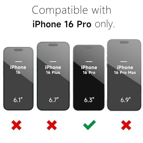 Oakxco Silicone Case for iPhone 16 Pro Case Magnetic Compatible with Magsafe Wireless Charging Slim Thin Soft Rubber Gel