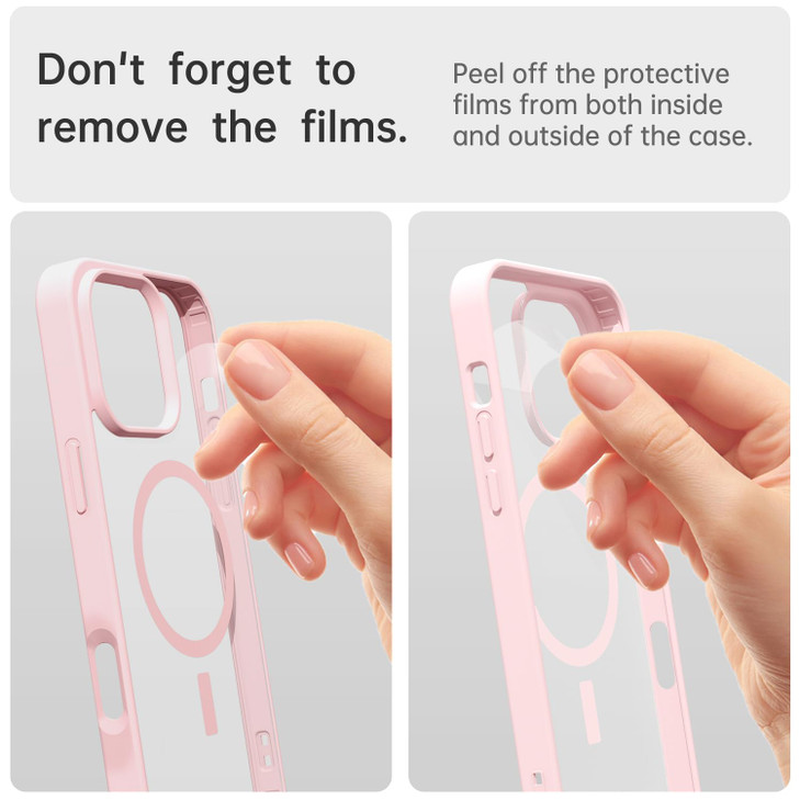 oakxco for iPhone 16 Pro Max Case Clear Magnetic Compatible with Magsafe Cute Thin Slim Transparent NonYellowing TPU Bum