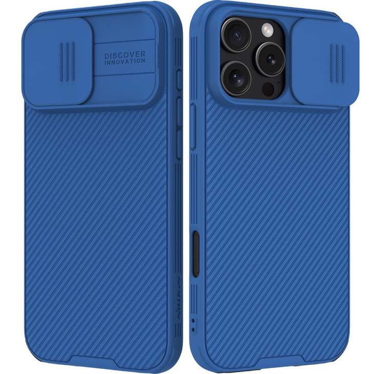 Nillkin for iPhone 16 Pro Case with Slide Camera Cover Full Camera ProtectionAntiScratch MilitaryGrade Protection AntiFi