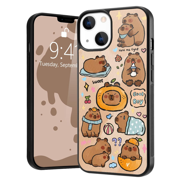 JOYLAND Cute Capybara Printed Phone Case for iPhone 16 ProKawaii Aniaml Case Shockproof AntiScratch Protective Stylish S