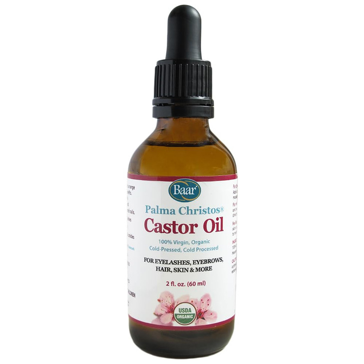 Baar Palma Christos Castor Oil, Organic, 100% Pure, Cold-Pressed, Hexane-Free Products. Helps with Conditions for Hair Growth for Eyebrows, Hair, and online at globaldelivered