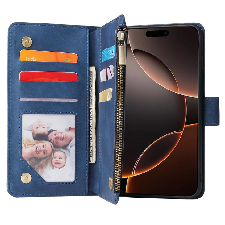 Asuwish Compatible with iPhone 16 Pro 63 inch Wallet Case Tempered Glass Screen Protector and Leather Flip Cover Card Ho