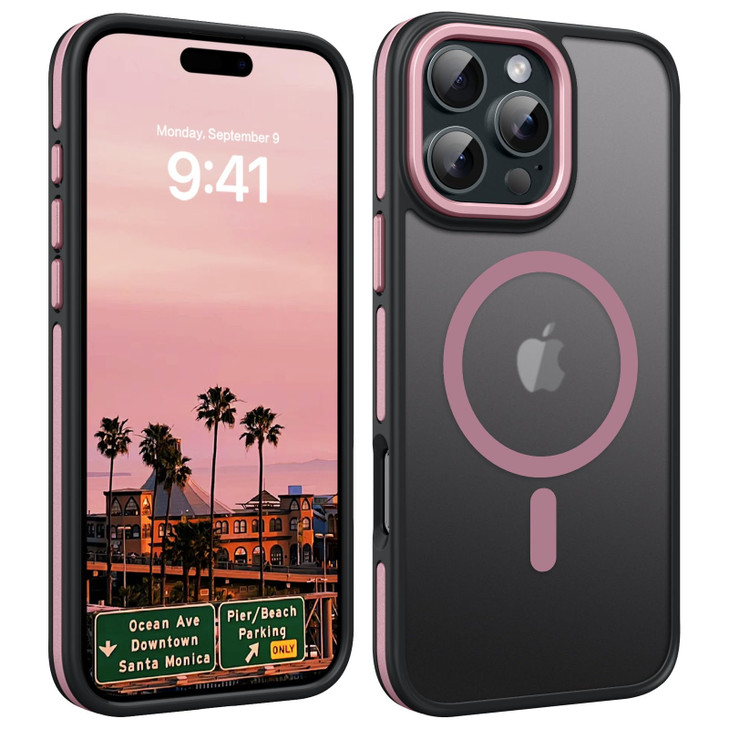 YINLAI Case for iPhone 16 Pro 63Inch iPhone 16 Pro Phone Case Magnetic Compatible with Magsafe Slim Translucent Matte Me