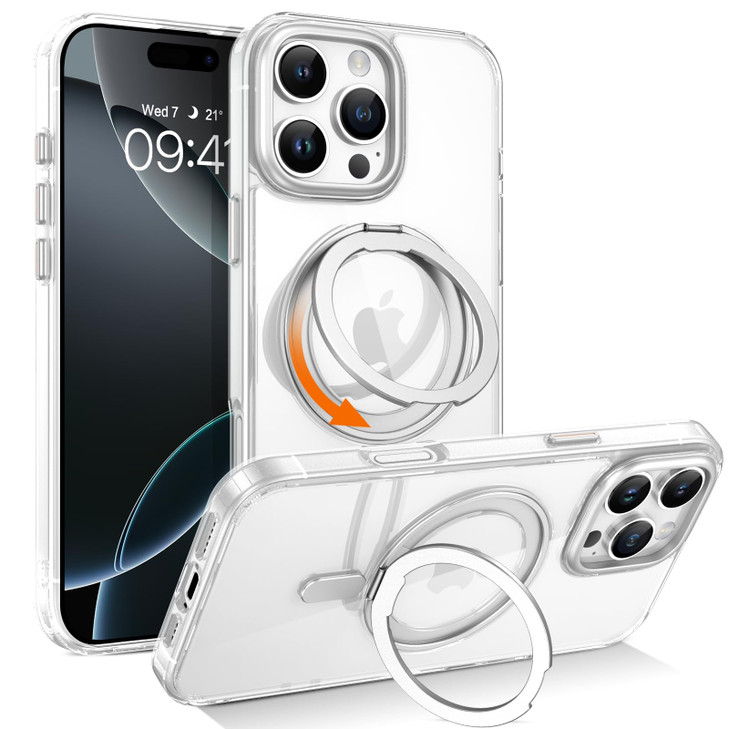 YINLAI Case for iPhone 16 Pro 63 iPhone 16 Pro Phone Case Magnetic Compatible with Magsafe with 360 Rotatable Ring Holde