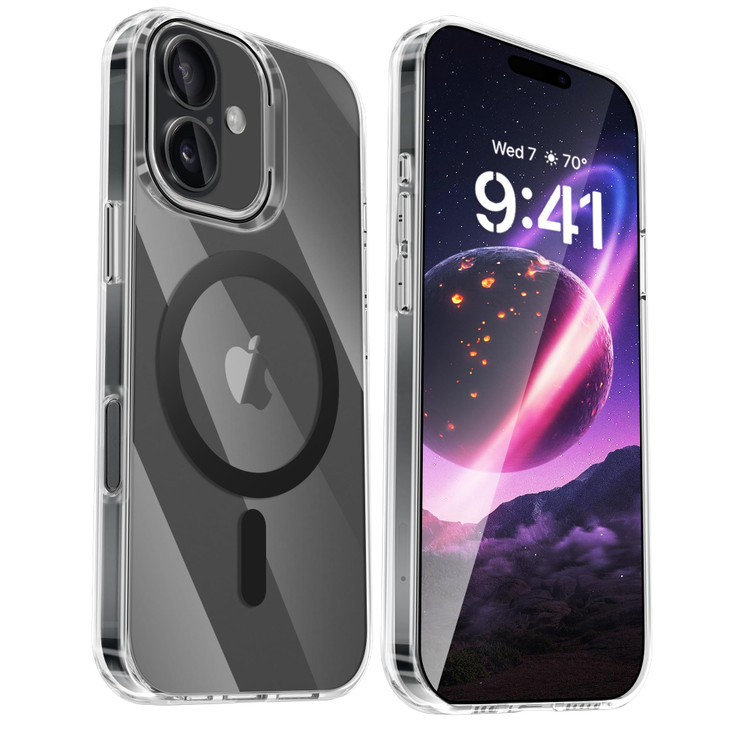 Fingic for iPhone 16 Case Compatible with MagSafe AntiYellowing MilitaryGrade Drop Protection Rugged Hard PC Soft TPU Sh