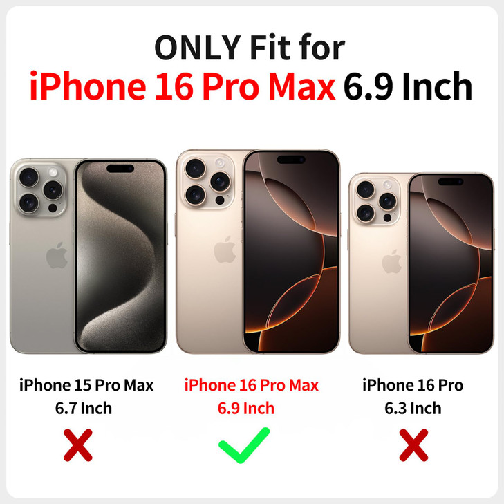 XIZYO Magnetic Case for iPhone 16 Pro Max Floral Rose Cute Phone Case Compatible with Magsafe for Women Girls Aesthetic