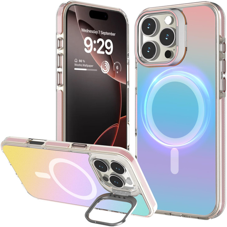 LOHASIC Magnetic Stand for iPhone 16 Pro Max Case Compatible with MagSafe Sturdy Camera Kickstand AntiScratch Protective