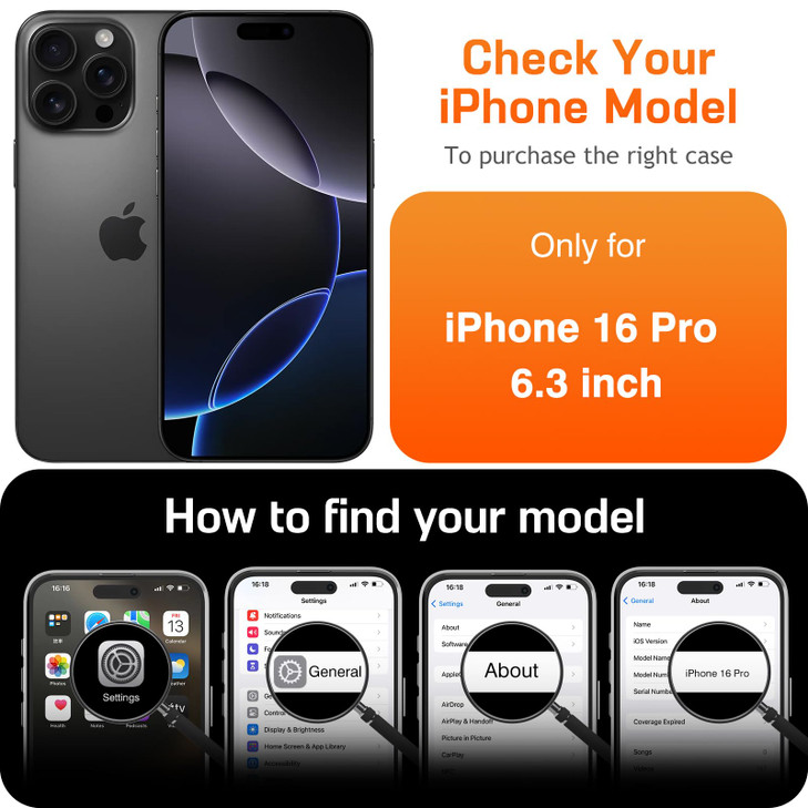 LOHASIC Magnetic Stand for iPhone 16 Pro Case Compatible with MagSafe Sturdy Camera Kickstand AntiScratch Protective Cov