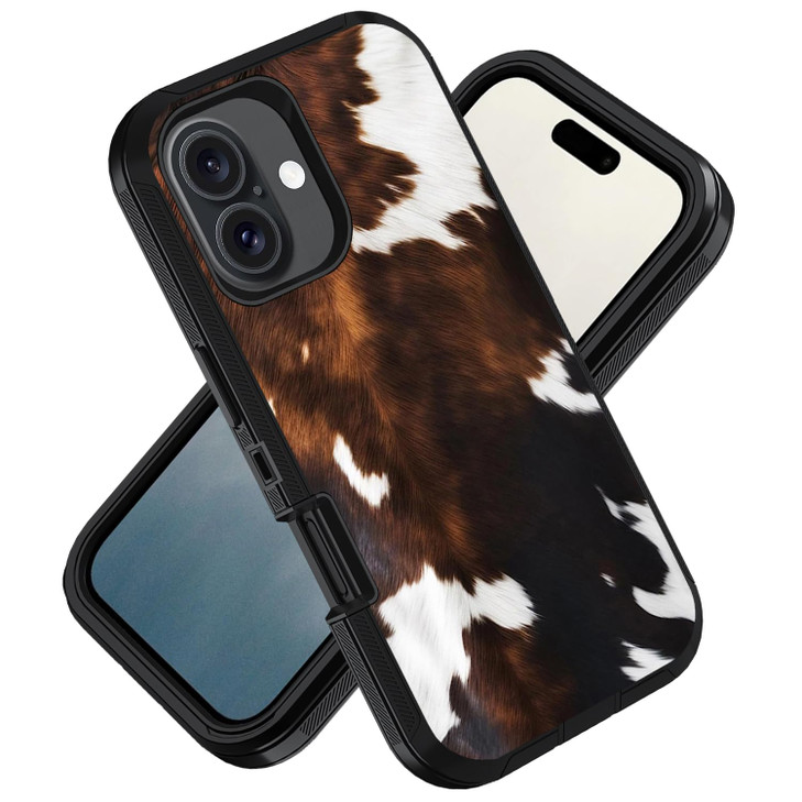 ZXHSBROK Designed for iPhone 16 Case Military Grade Heavy Duty 3Layer Shockproof Drop Phone Protective Cover for iPhone