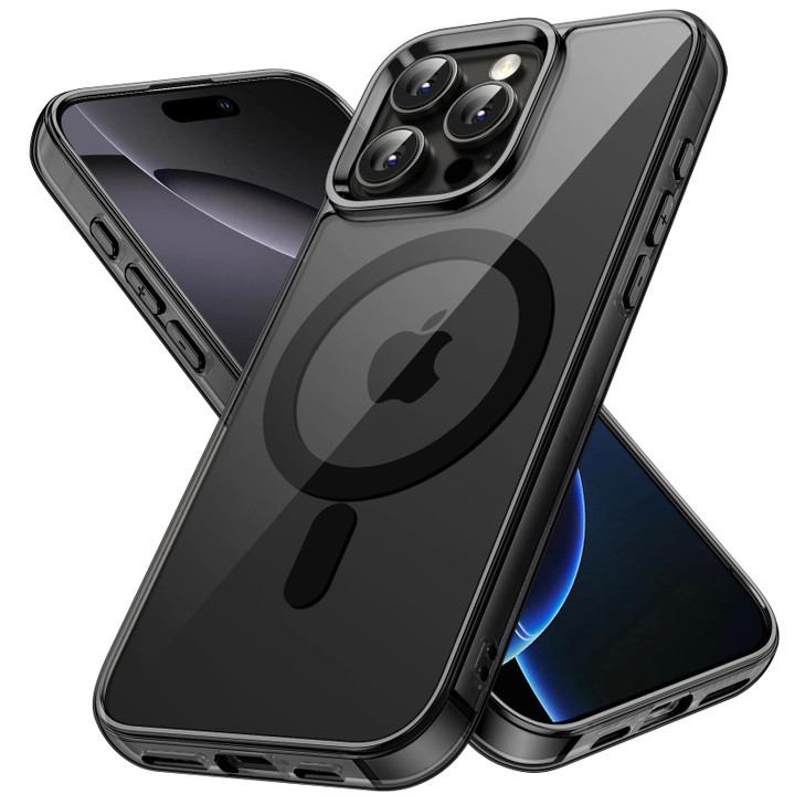 JETech Magnetic Case for iPhone 16 Pro 63Inch Compatible with MagSafe Shockproof Phone Bumper Cover AntiScratch Clear Ba