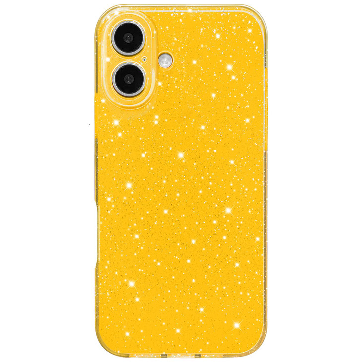 Hython Case for iPhone 16 Case Glitter Cute Sparkly Shiny Bling Sparkle Phone Cases 61 Thin Slim Fit Soft TPU Bumper Sho