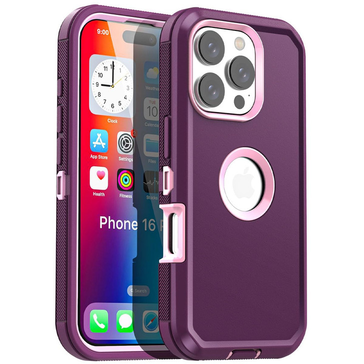 AICase for iPhone 16 Pro CaseHeavy Duty Drop Protection Full Body Rugged ShockproofDrop ProofDust Proof Military Protect