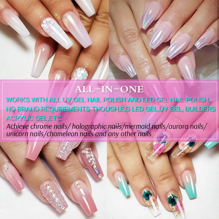 PrettyDiva No Wipe Gel Top Coat - 0.5 Oz Clear UV Led Light Cured High Gloss Soak Off Gel Nail Polish