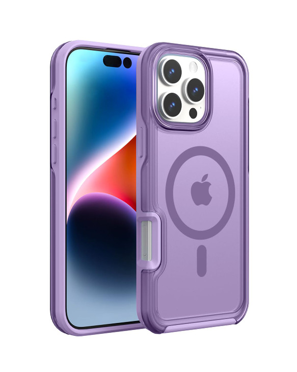ArtsEvo Strong Magnetic for iPhone 16 Pro Case Compatible with MagSafe 360 MilitaryGrade Protection Slim Translucent Mat