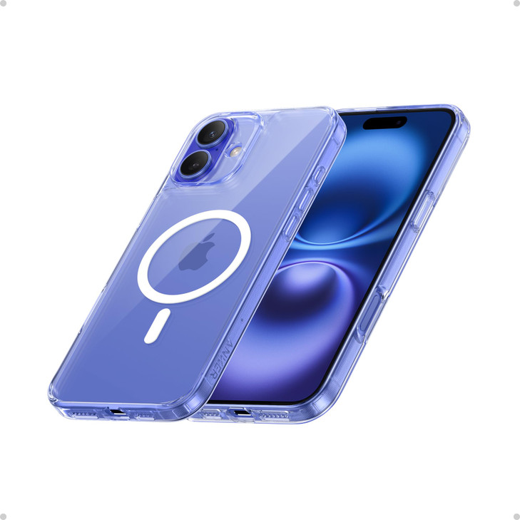 Anker MagGo Clear Magnetic Phone Case for iPhone 16 Plus UltraSlim and Durable Protective Cover iPhone Case Compatible w