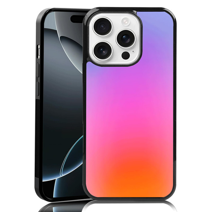 MMYAJT Aura Phone Case Fit for iPhone 16 Pro Max TPU Shockproof Protective Trippy Cute Colour Phone Cover Gift for Boy G