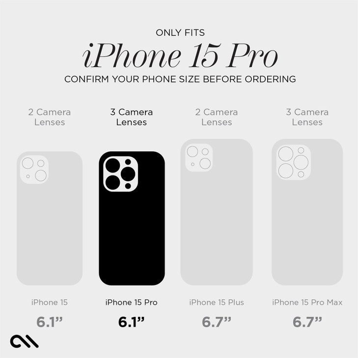 CaseMate BLOX iPhone 15 Pro Case Clear 12ft Drop Protection Compatible with MagSafe Anti Yellowing Magnetic Bumper Cover