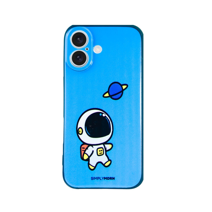 SIMPLYMDRN Slim for iPhone 16 Case Cute Girly Cover Stylish Case for Women Cosmic Design Cute Case for Girls Stellar Wan